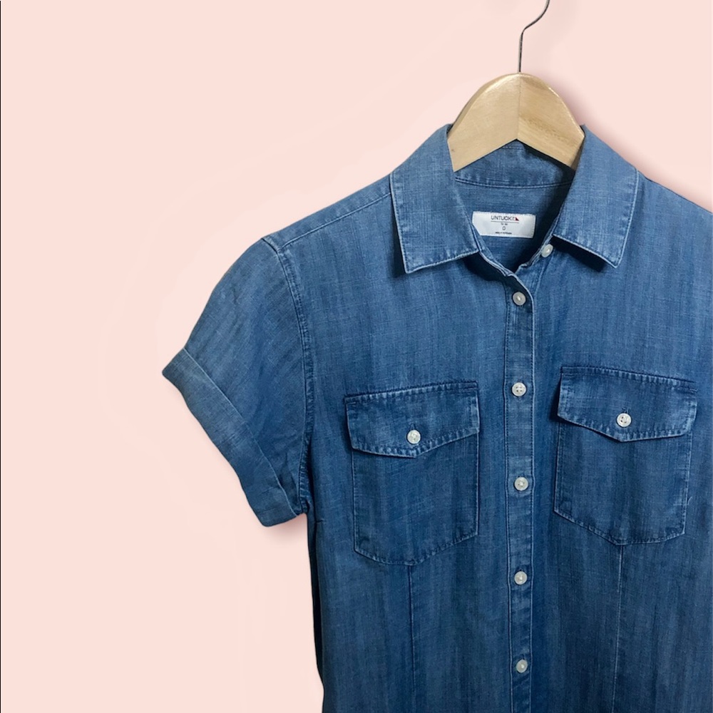Light Blue Terry Dress